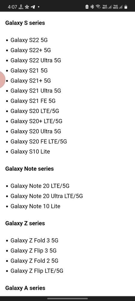 One UI 5.0 Android 13 Eligible Device list - Samsung Members