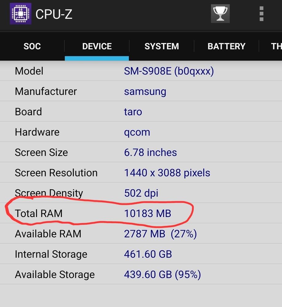 Does S22 Ultra only having 10GB RAM? - Page 2 - Samsung Members