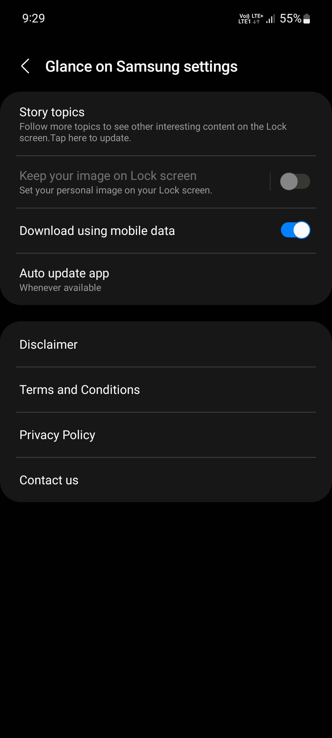 Solved Glance on Samsung not working Samsung Members