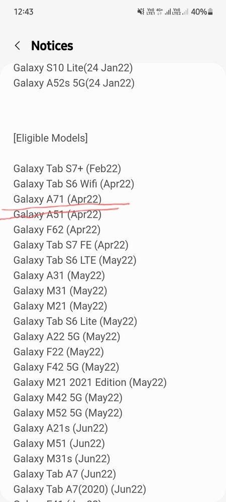 A71 ANDROID 12 UPDATE... - Samsung Members