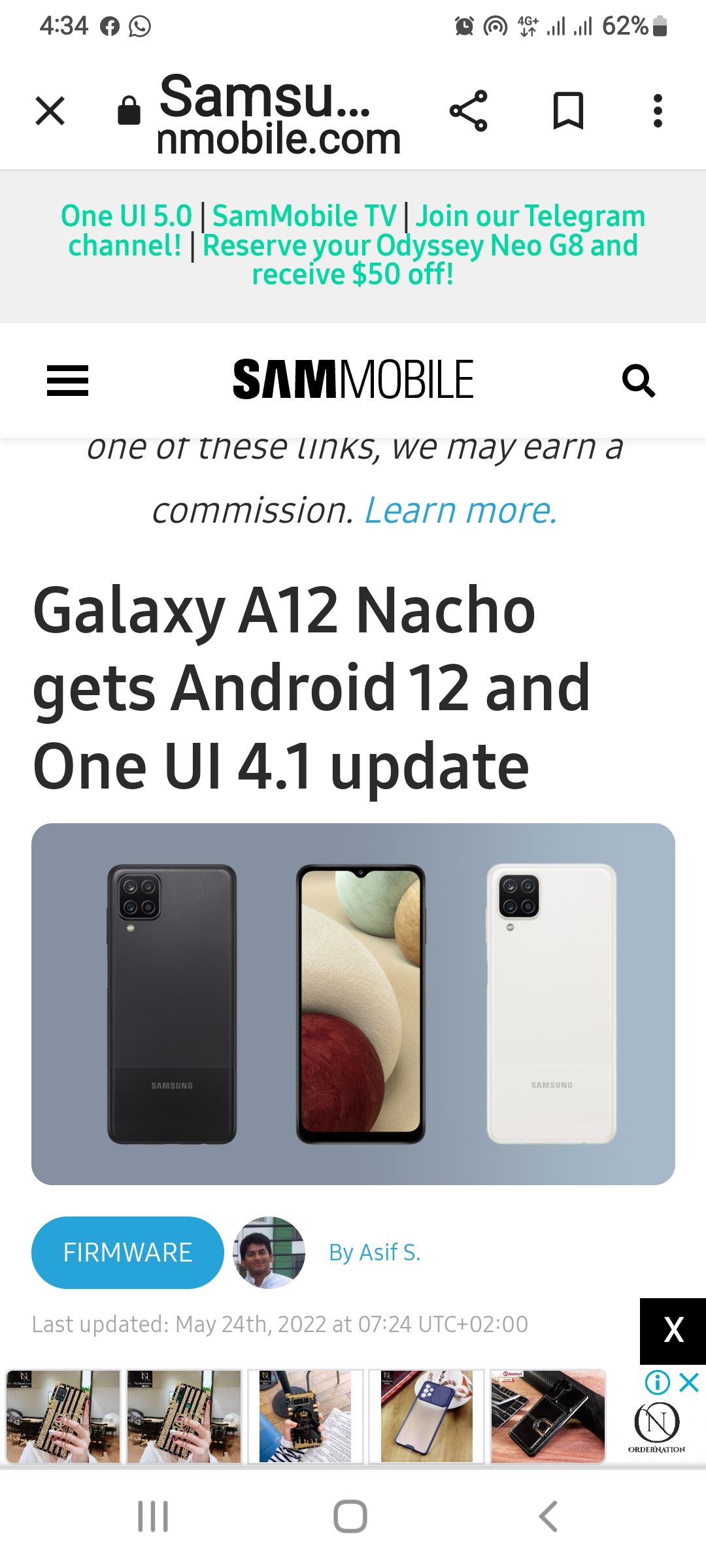 Galaxy A12 NACHO ANDROID 12 UPDATE - Samsung Members