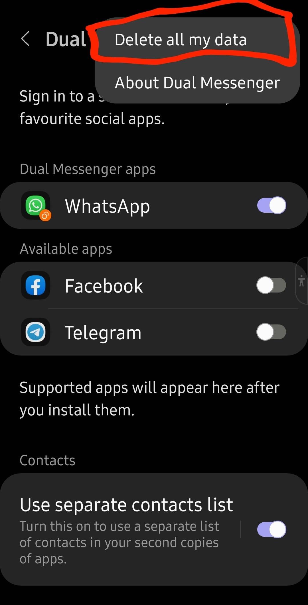 Solved: Can anybody tell me how to turn of this separate s... - Samsung  Members