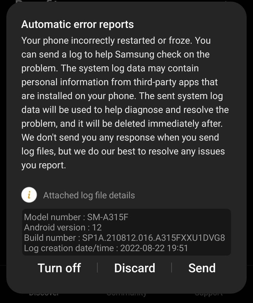 mi note 8 auto restart problem