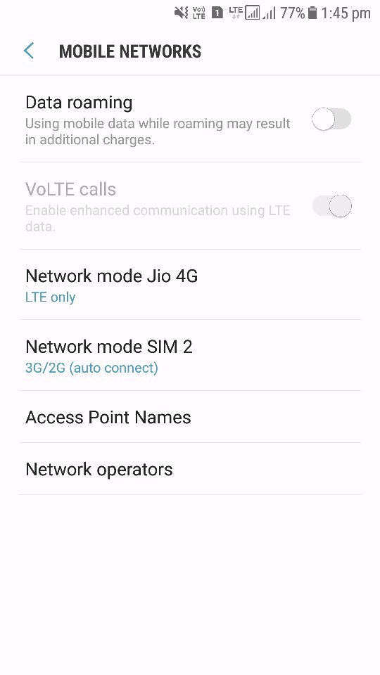 Lte Only Settings On Note 8 Samsung Members