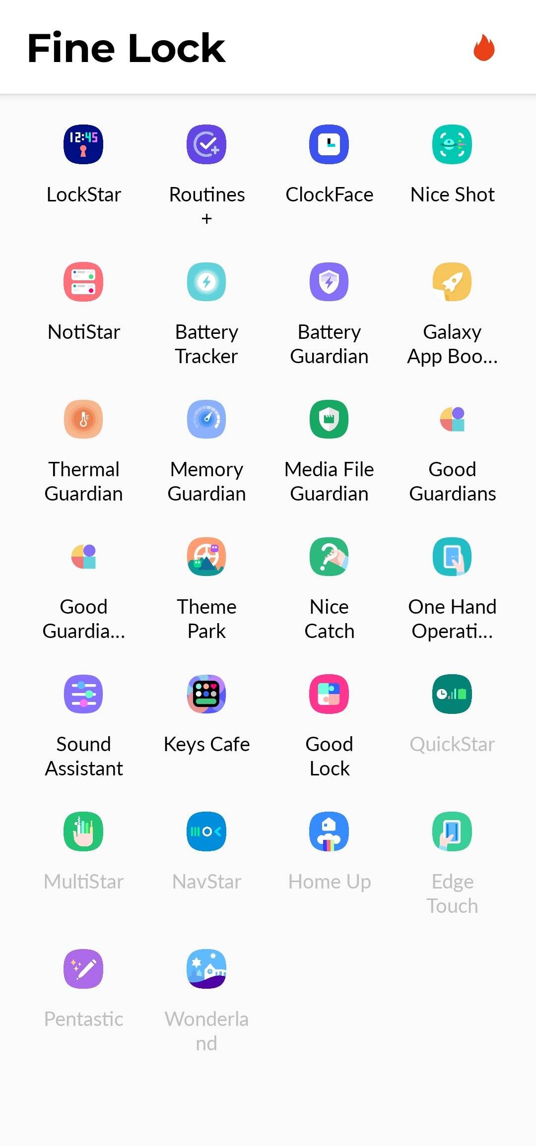 Fine lock Samsung Members
