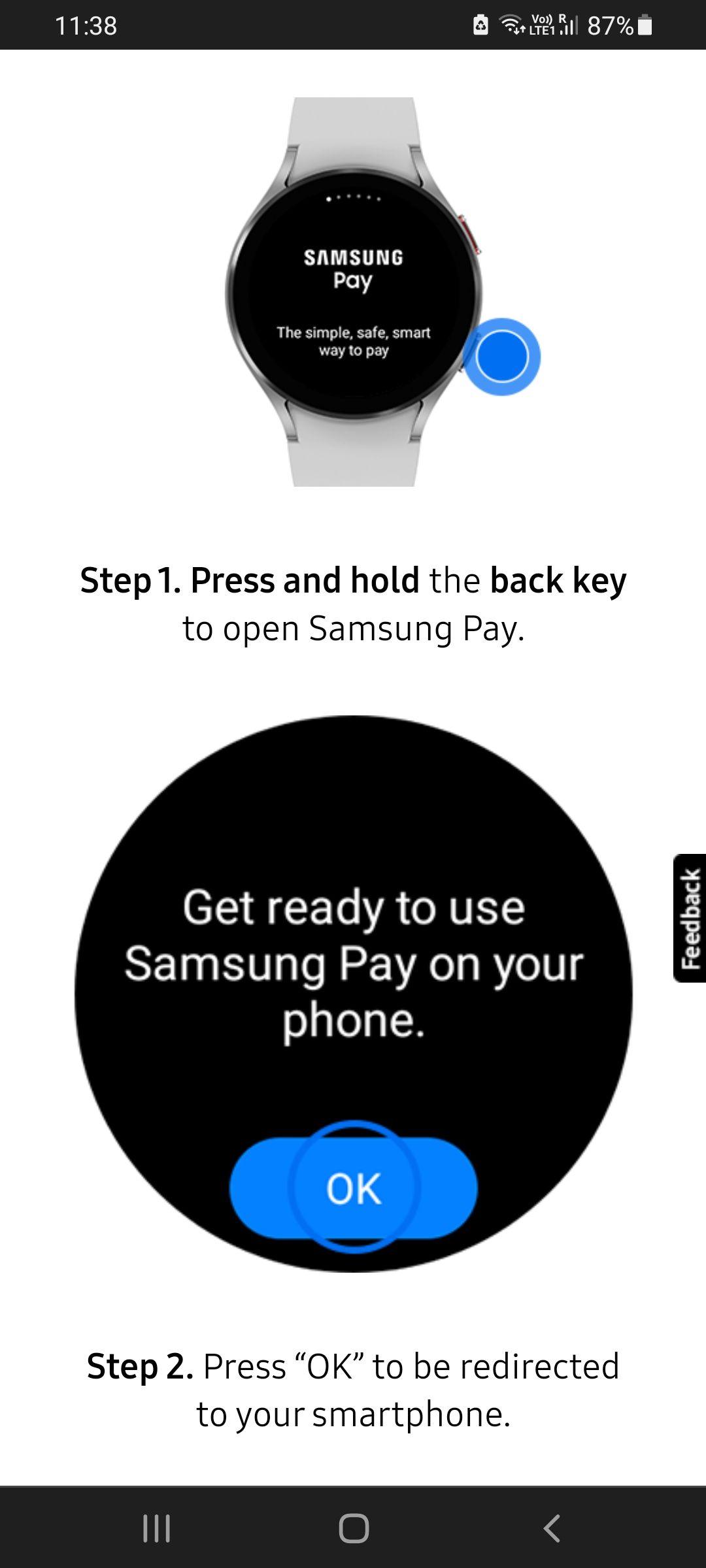 SAMSUNG PAY ON GALAXY WATCH 5 INDIA MODEL - Samsung Members