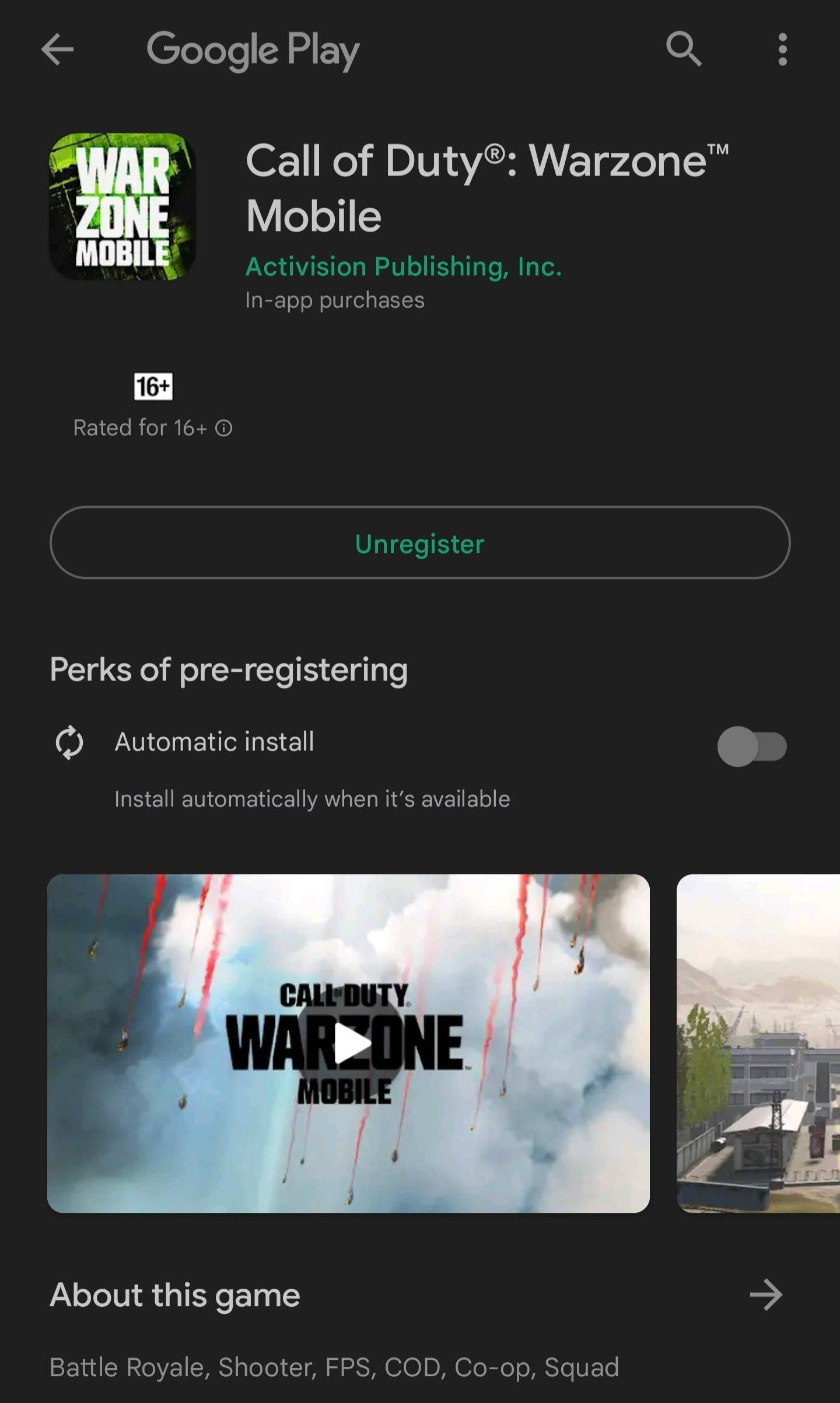 Call of Duty®: Warzone™ Mobile Open for Pre-Registration
