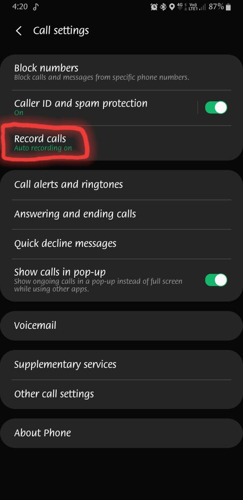 Call recorder for Note 9 - Page 3 - Samsung Members