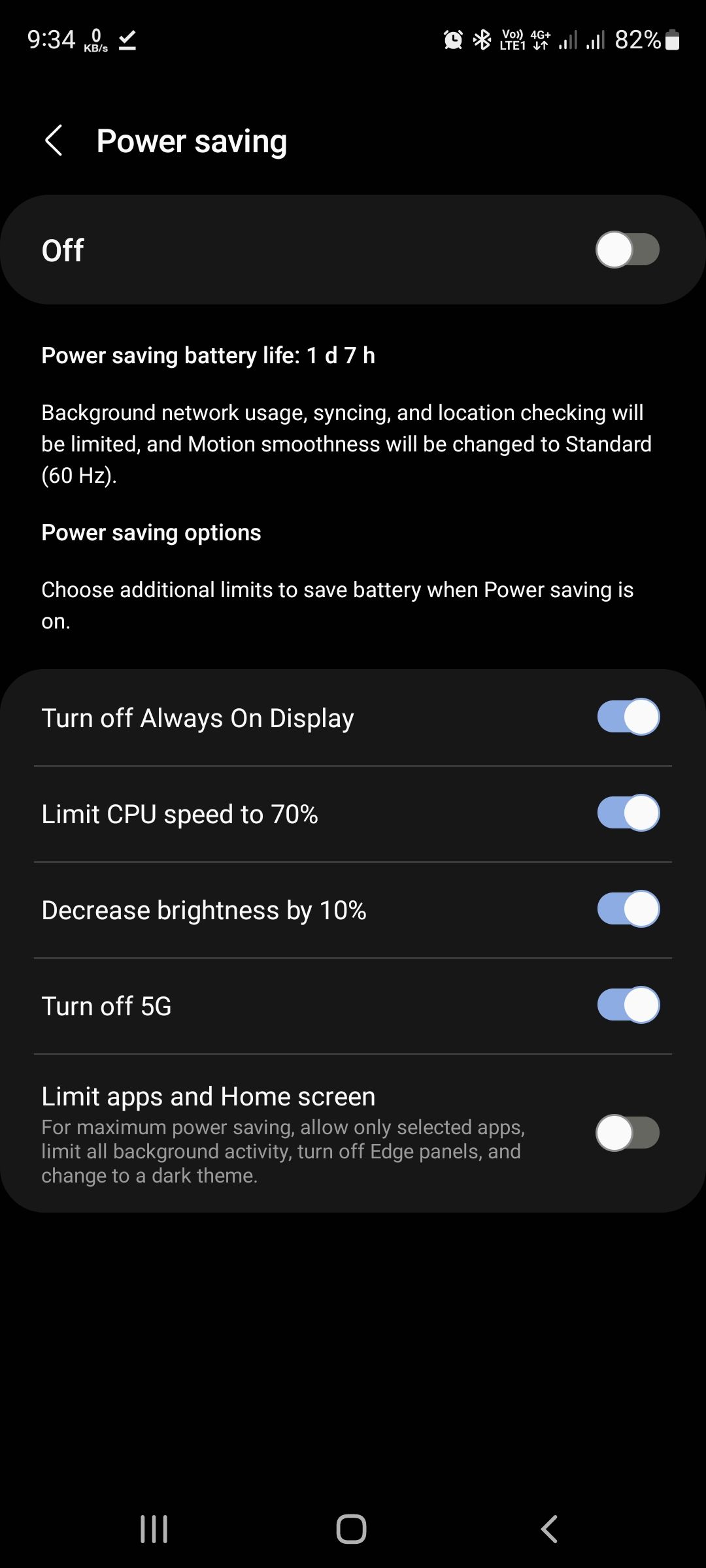 After October 2nd update here is 5g On /Off option... - Samsung Members