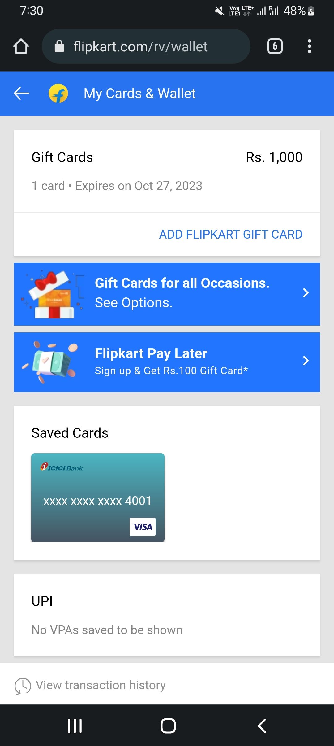 Thanks Samsung for flipkart voucher Samsung Members