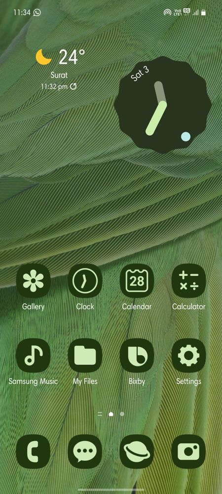 Show Youe Home Screen With One Ui 5 Android 13 - Samsung Members