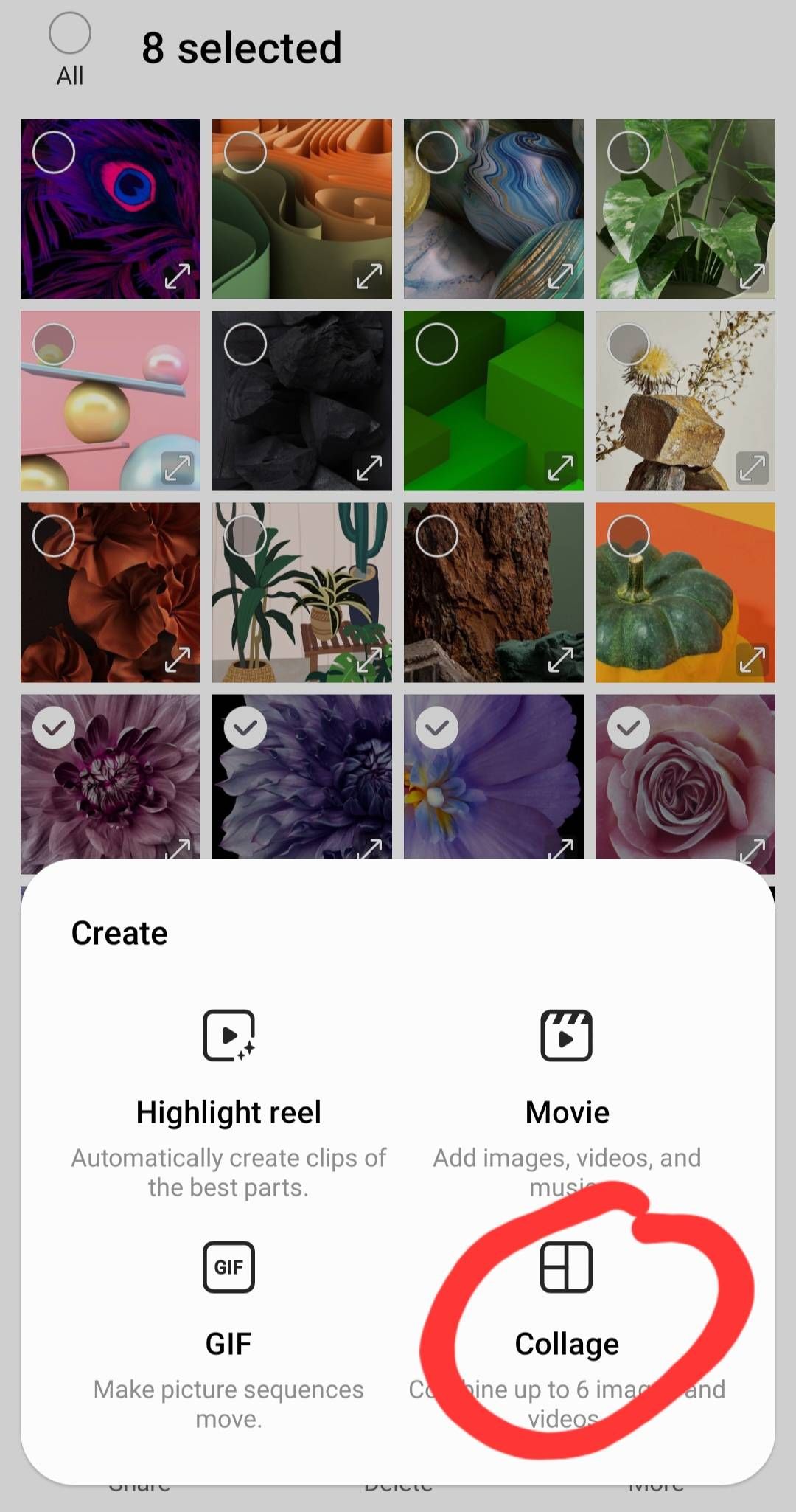 Photo collage Samsung Members