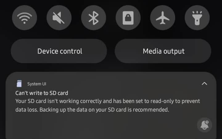 Can't write to SD card - Samsung Members