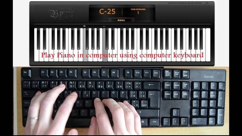 Play Piano in computer using computer keyboard - Samsung Members