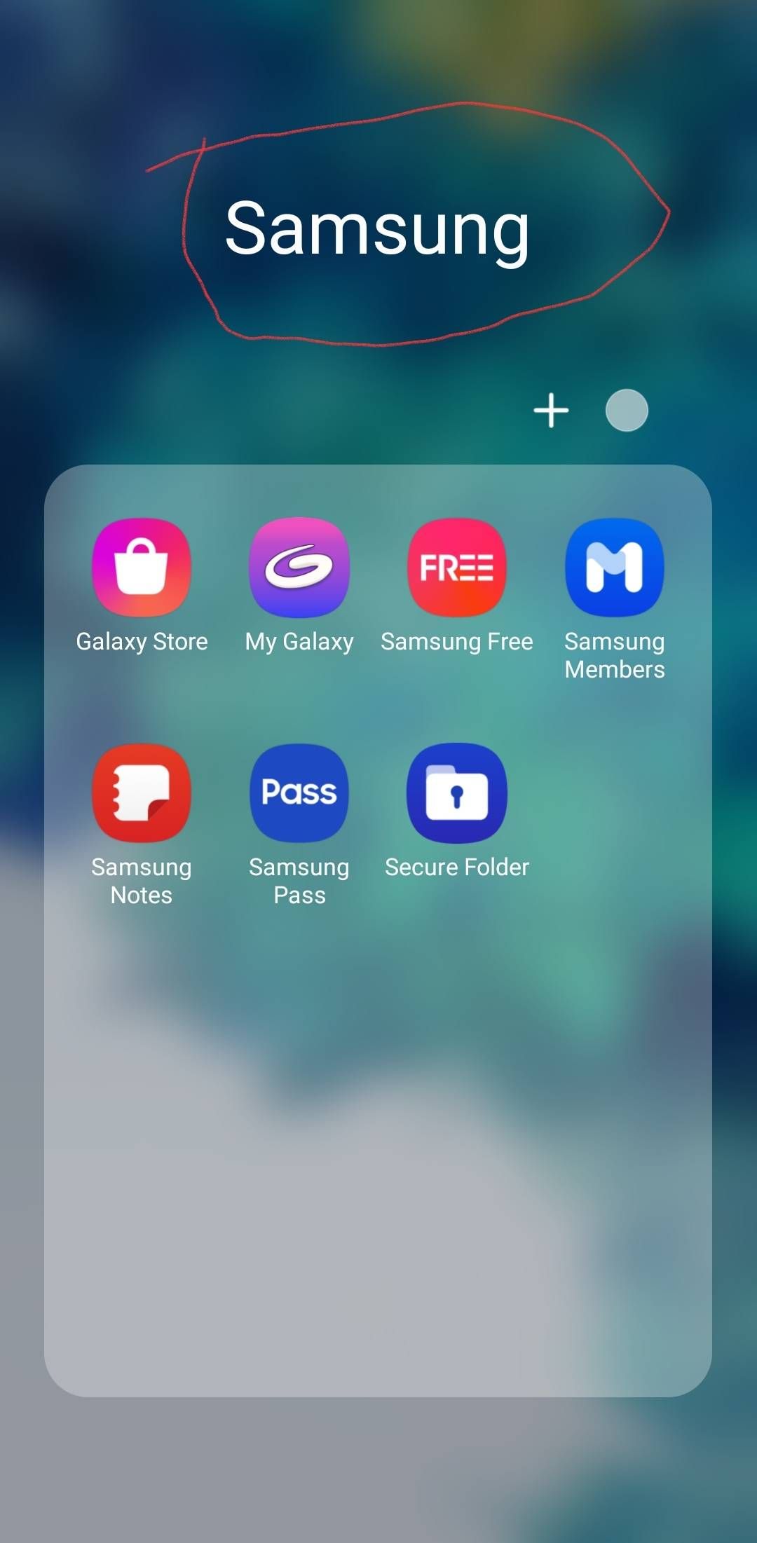 Background screen flickering Samsung Members