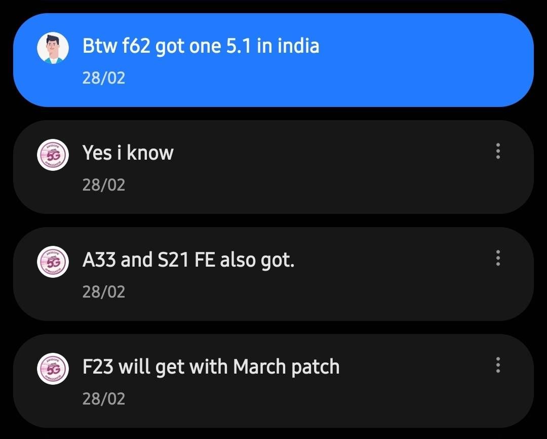 A33 5G one UI 5.1 release date please??? Samsung Members