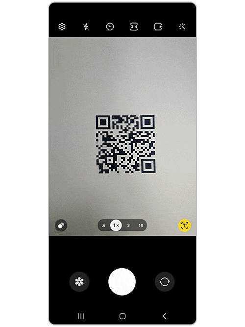 Samsung Galaxy A23: How to scan QR Code 