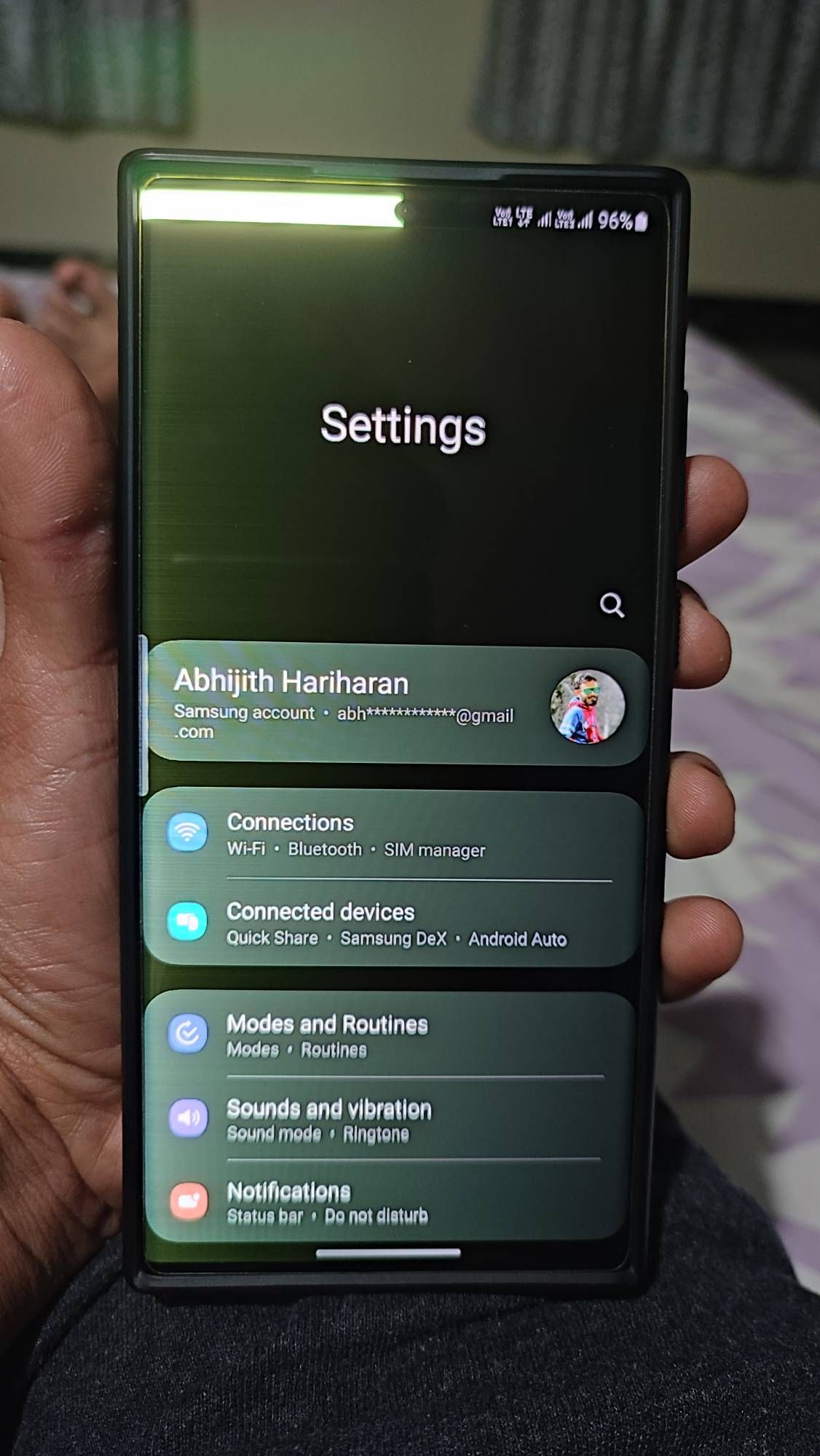 Samsung s22 ultra display have white lines after u... Samsung Members