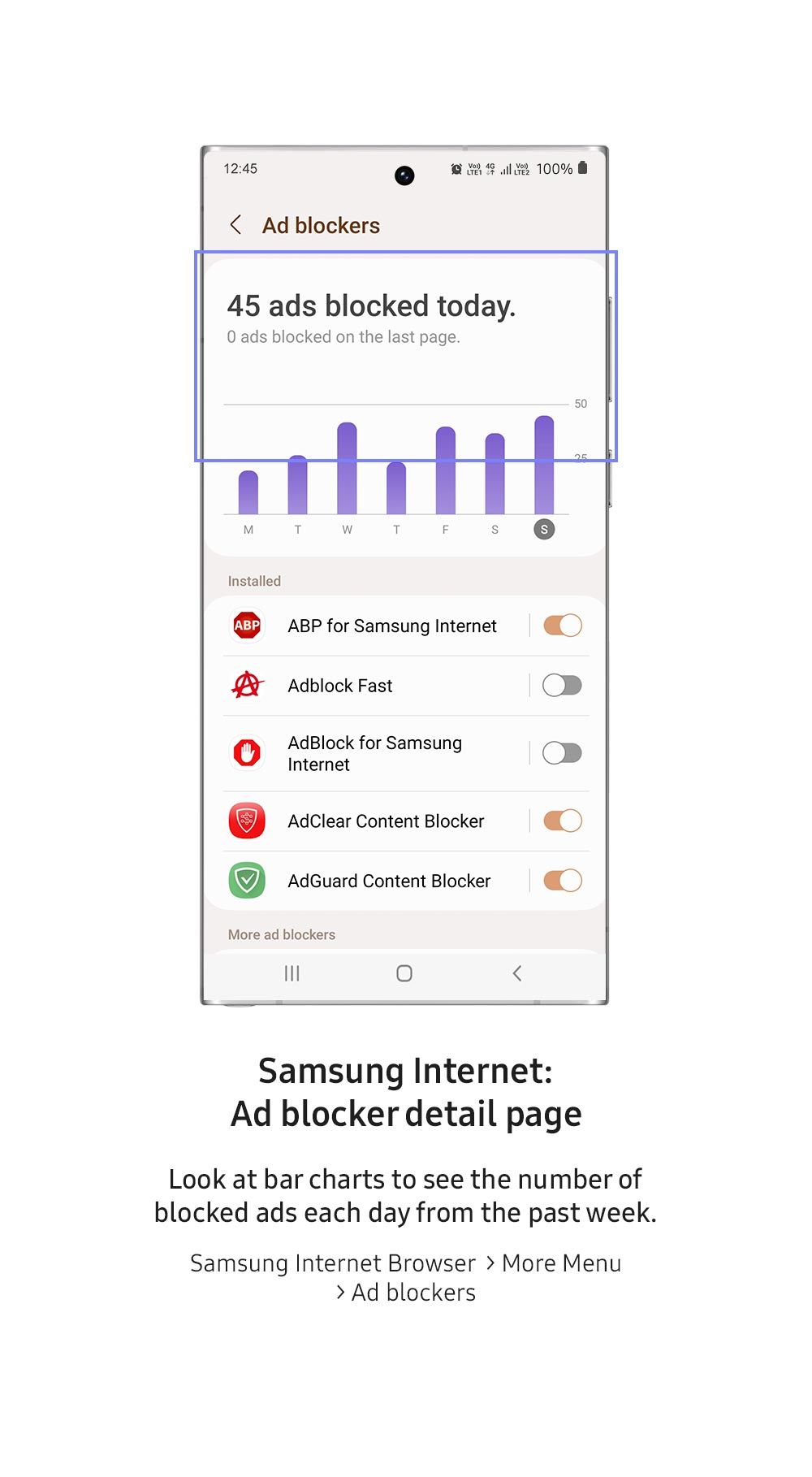 Galaxy Quick Tip Samsung Ad blocker de... Samsung Members