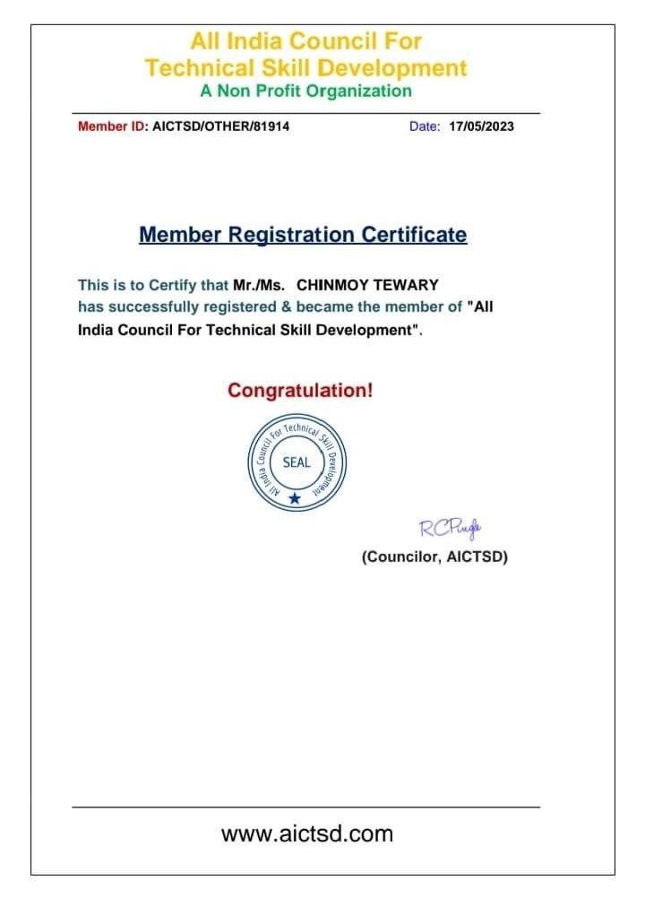 Certificate Samsung Members