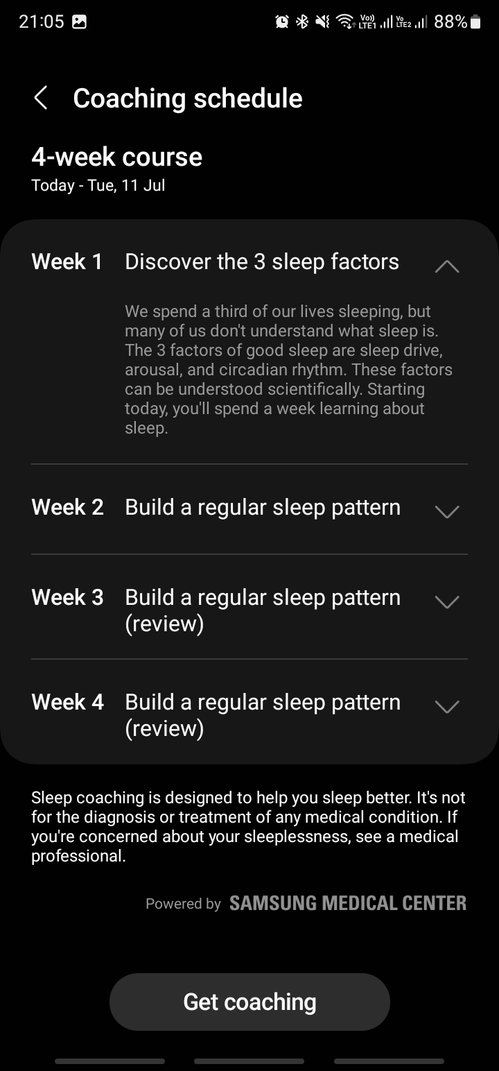 Sleep Coach Samsung Members