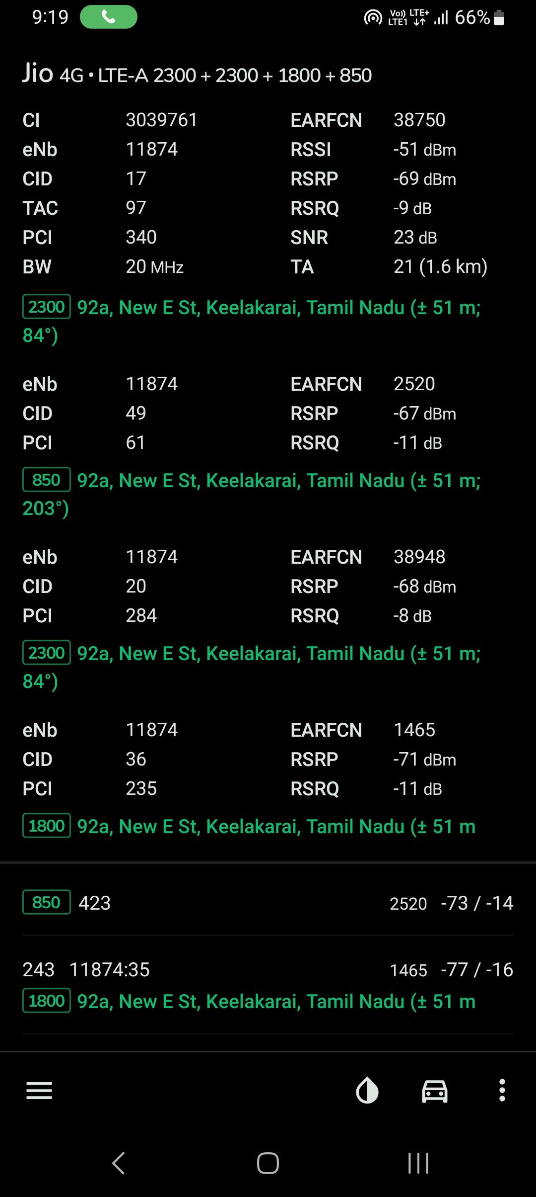 Carrier aggregation in F23 Samsung Members