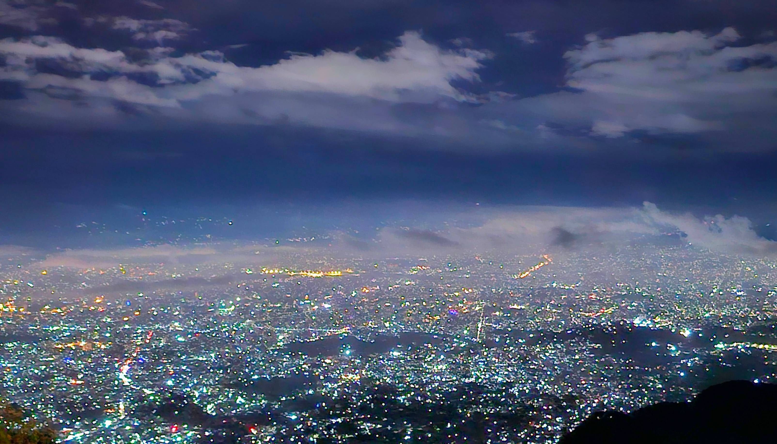 Night View of Kathmandu from Chandragiri - Samsung Members