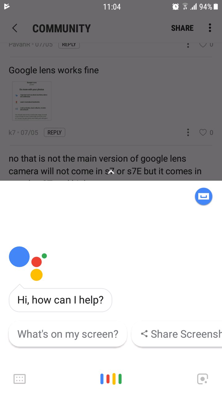 GOOGLE LENS Samsung Members