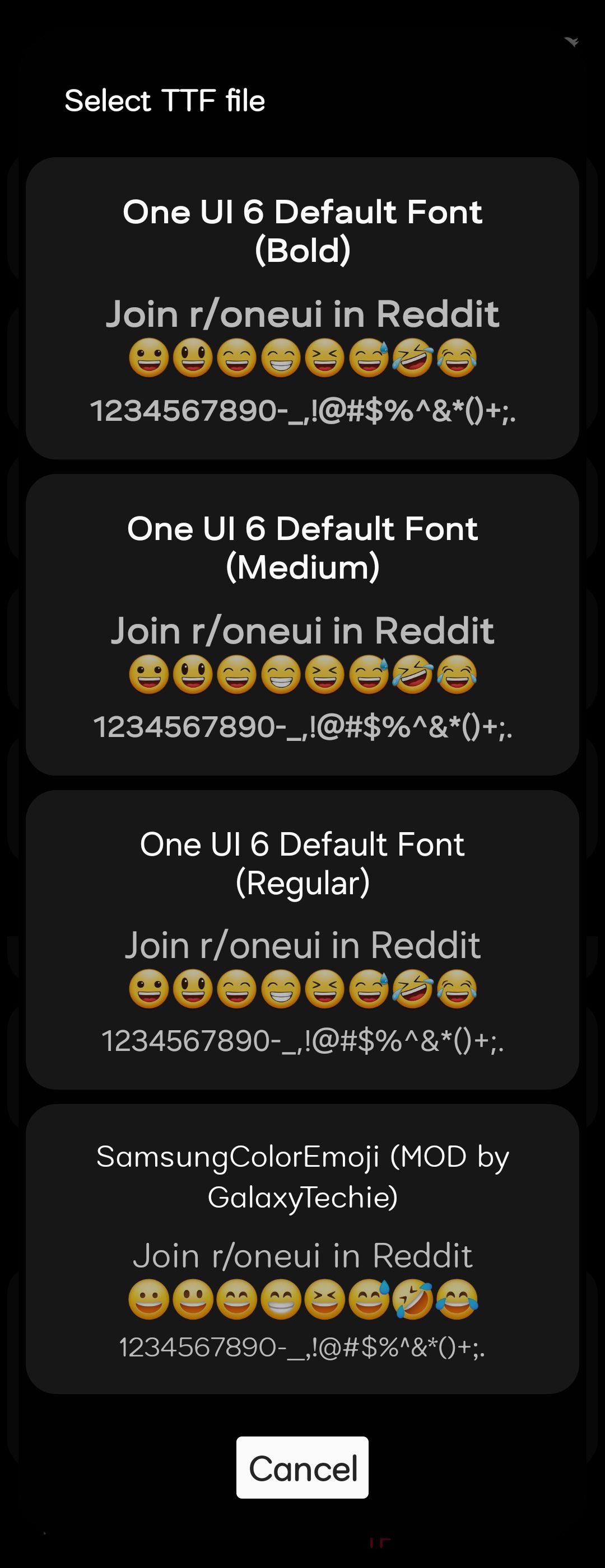 Apply the new One UI 6 default font/emojis on any ... - Samsung Members