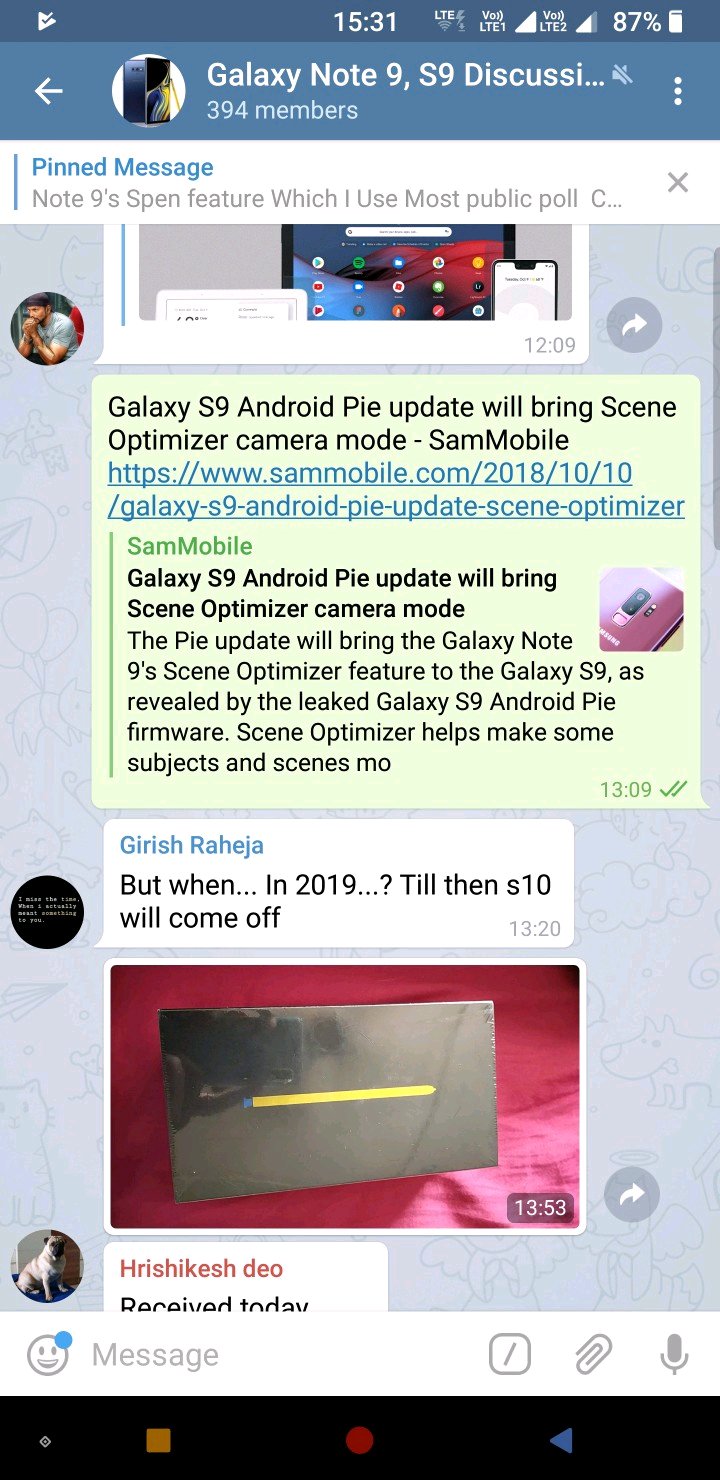 note 9 lock screen