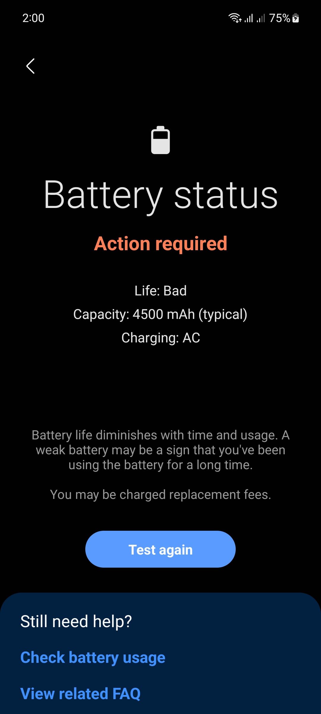 Battery Health - Samsung Members