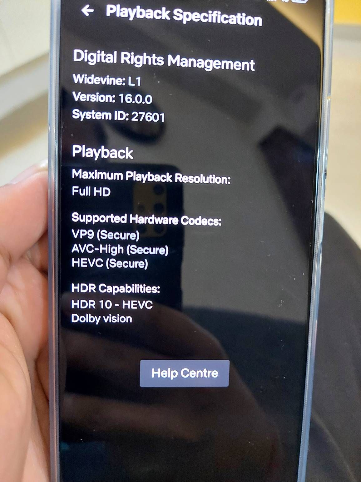 Support for Dolby vision Samsung Members