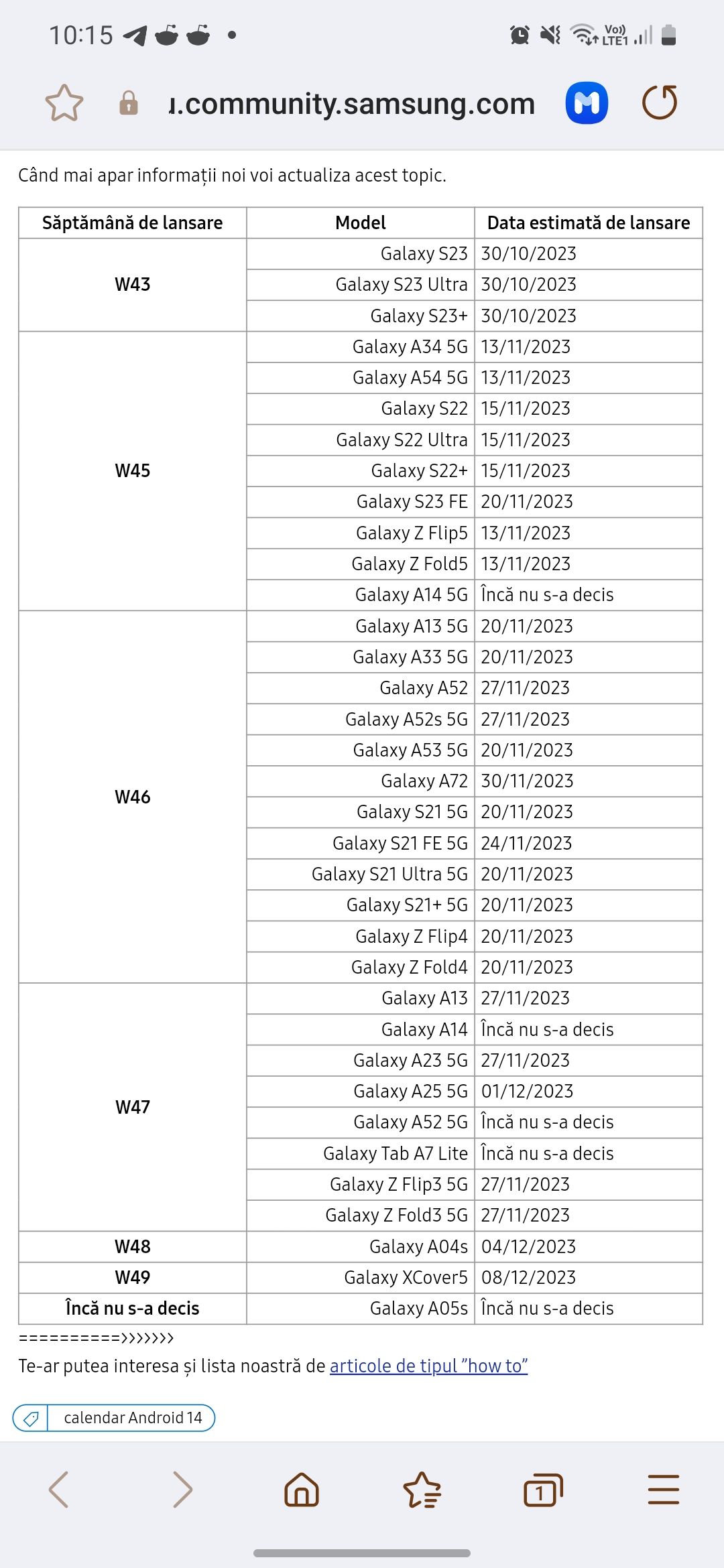 One ui 6 avrupa güncelleme takvimi hk - Samsung Members