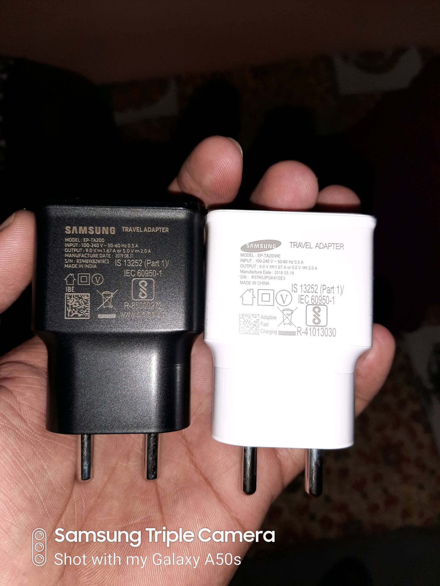 Samsung chargers of galaxy A 50s - Samsung Members