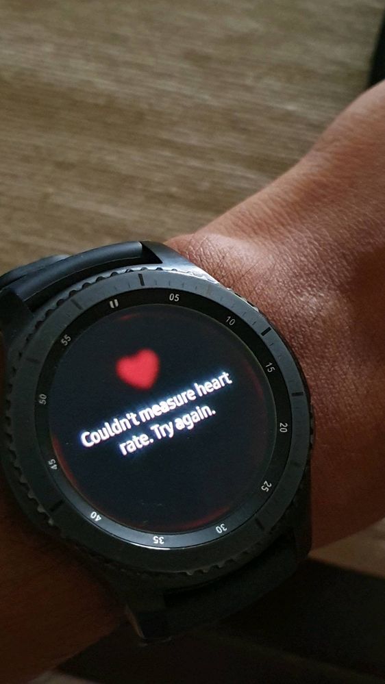 samsung gear s3 heart rate