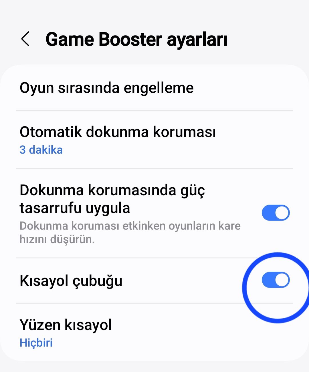 flash sms kapatma samsung