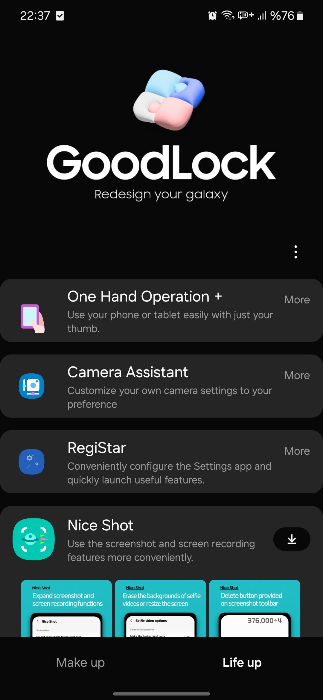 Solved Goodlock Gözükmeyen özellik Samsung Members