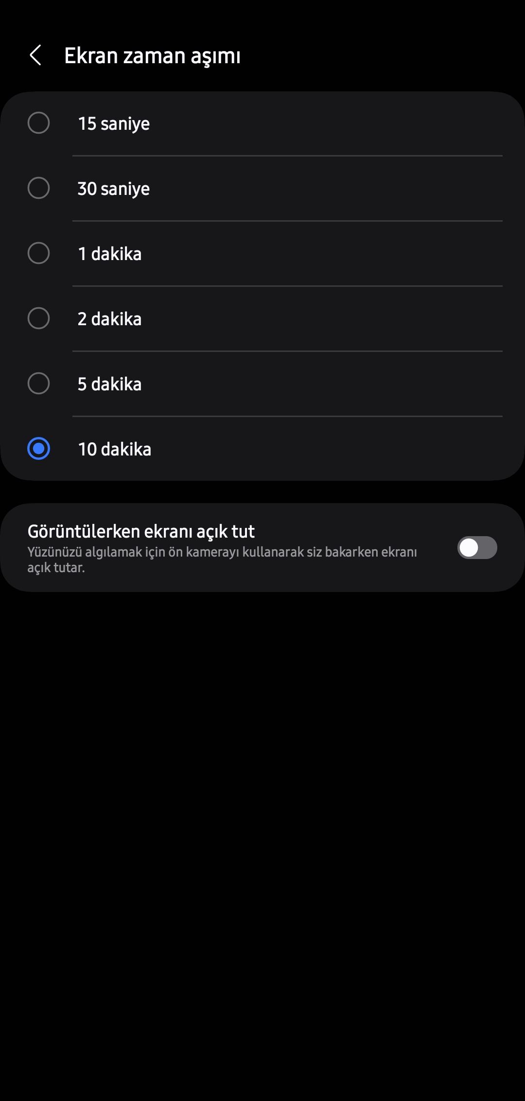 Yakınlık Sensörü Kapatma - Samsung Members