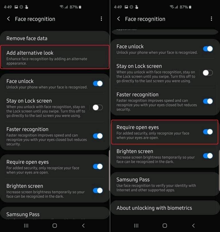 Android 10 with improved face unlocking option - Samsung Members