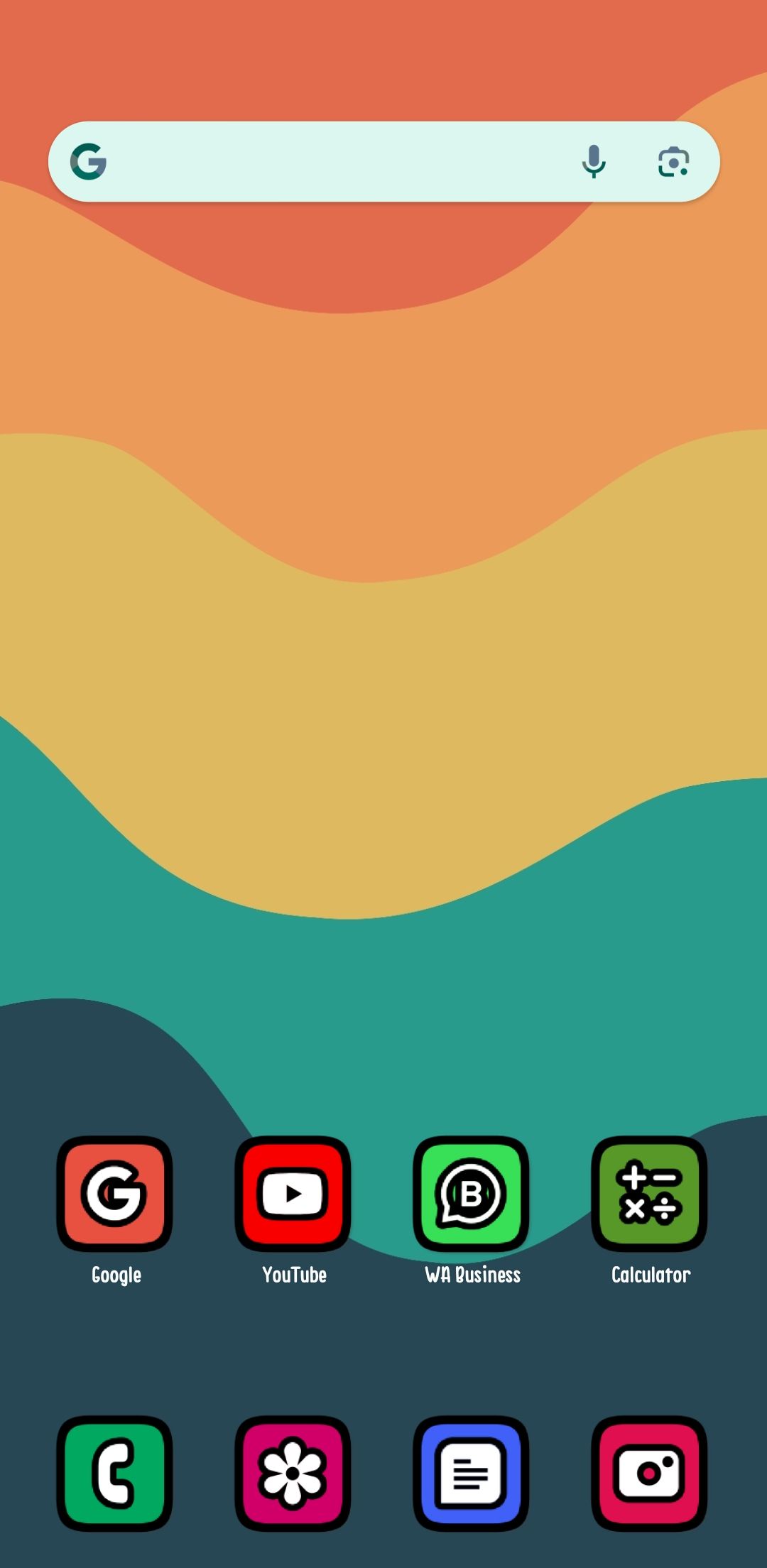 Most simple homescreen setup - Samsung Members