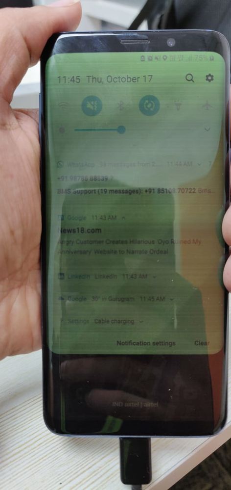 Screen issues with my Samsung Galaxy S9 - Samsung Members
