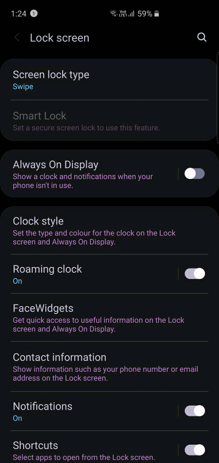 smart lock and trust agent is greyed out Samsung Members