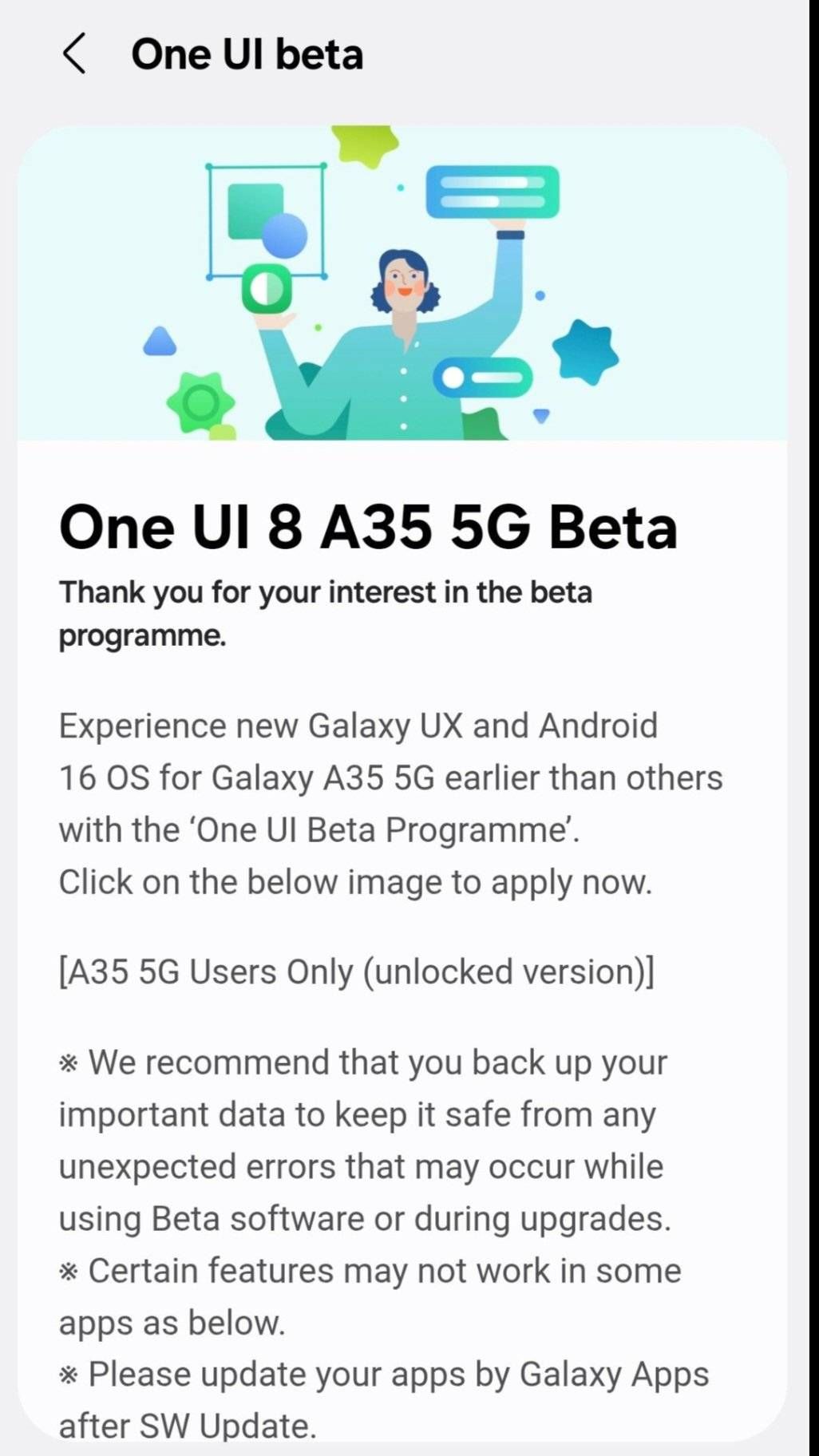 ‼️A35 ONE UI 8 Beta in INDIA ‼️ - Samsung Members
