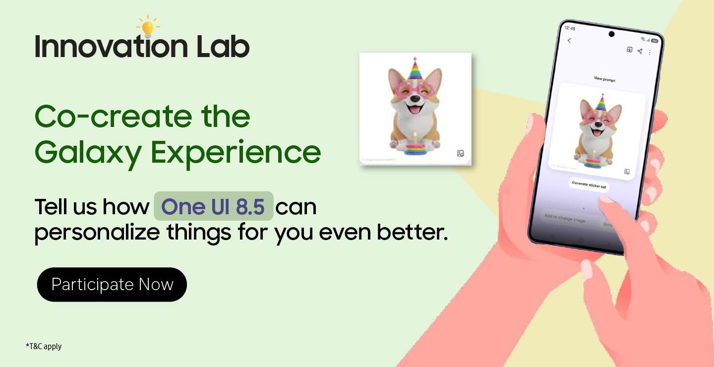 One UI 8.5: Share Your Ideas in the Innovation Lab... - Samsung Members
