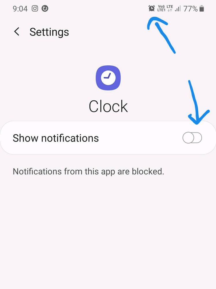 How to disable Alarm icon in status bar? - Samsung Members