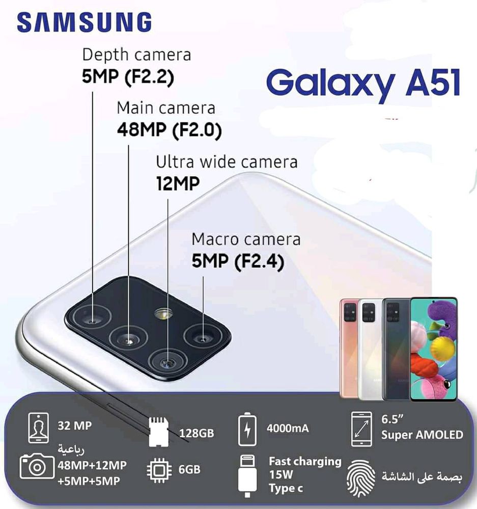 Galaxy A51 مواصفات - Samsung Members