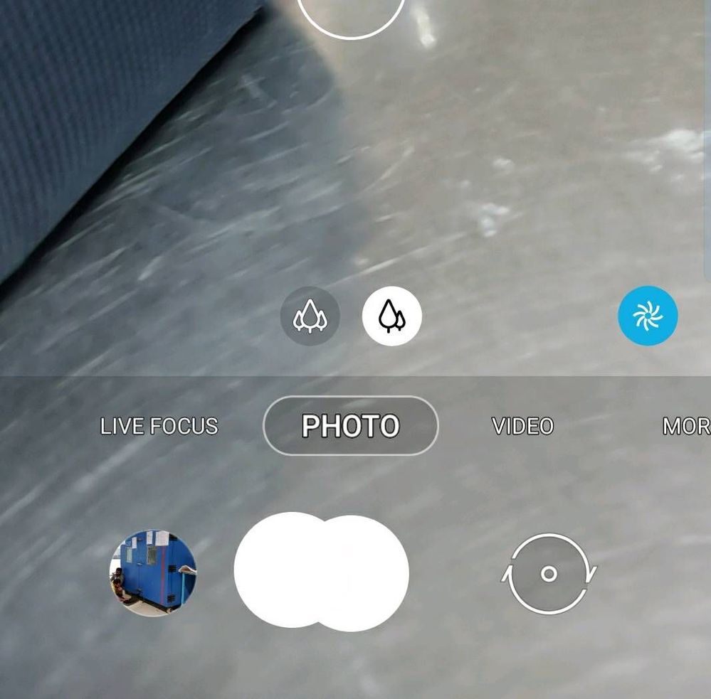 android camera button