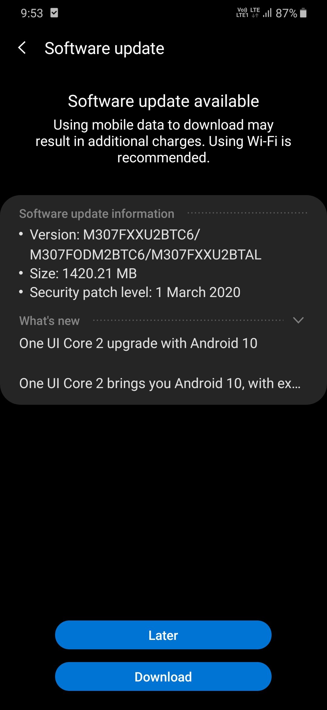 m30s android