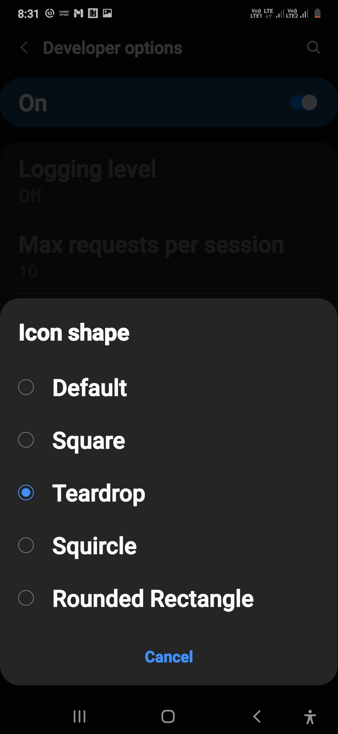 changing icon shape in One Ui . - Samsung Members