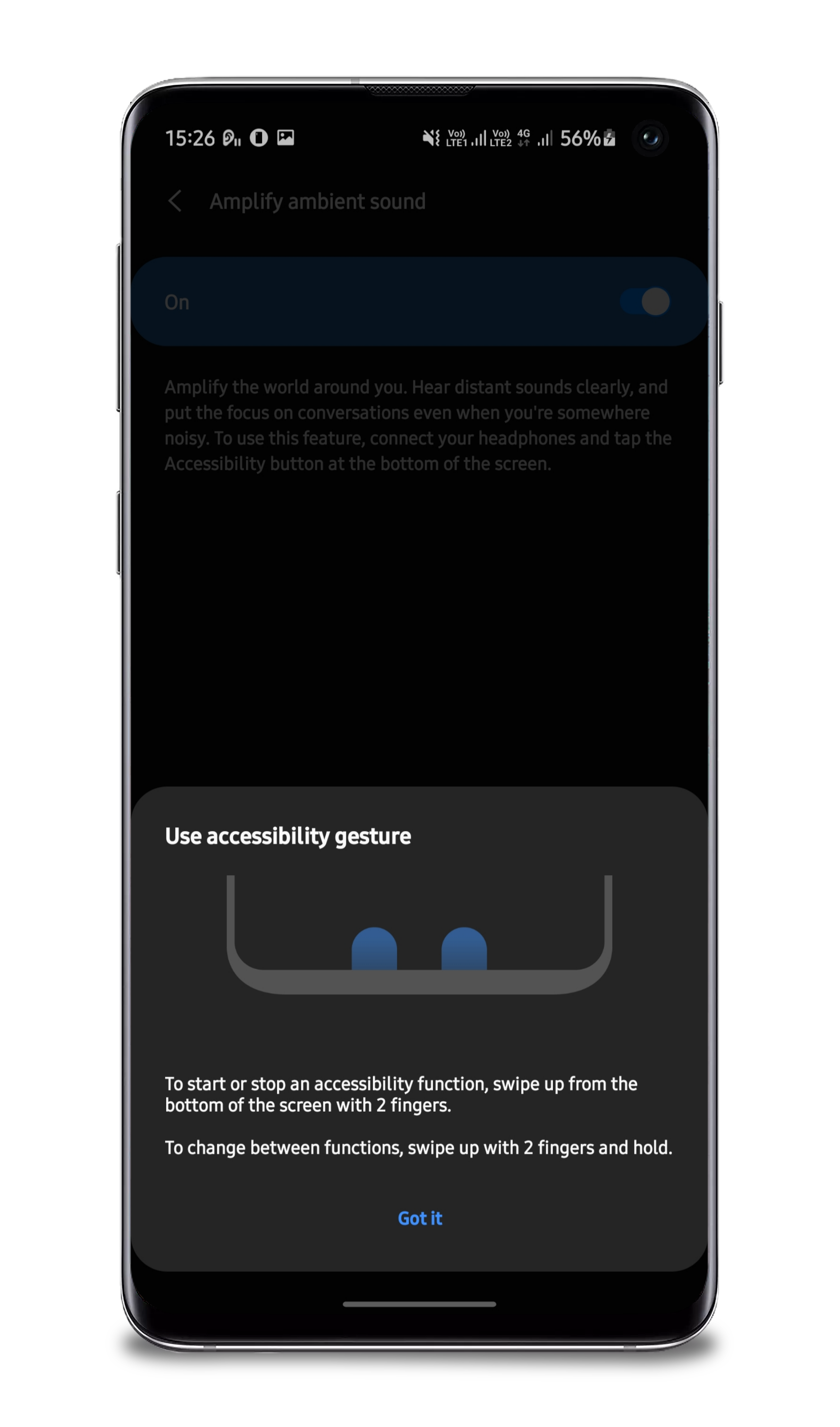 Amplify Ambient Sound Samsung Members